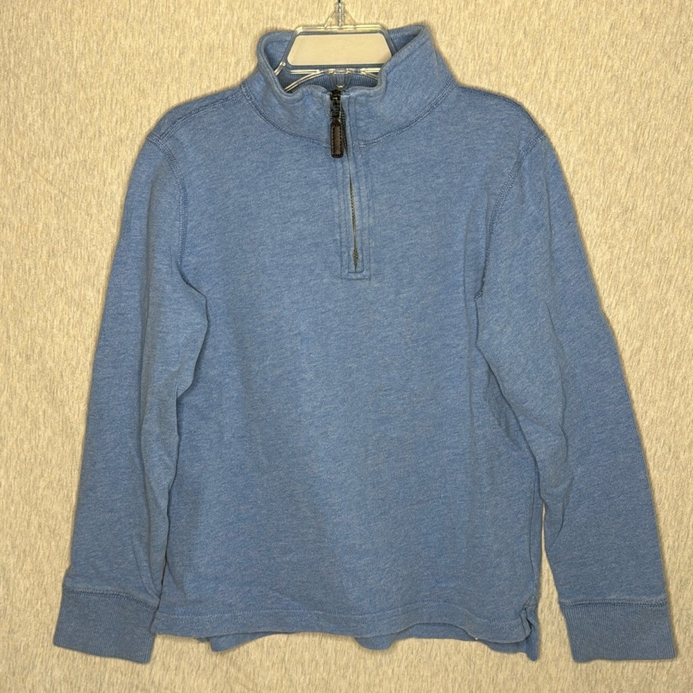 Crewcuts Boys Half Zip Pullover Sweatshirt Blue Size 6-7
